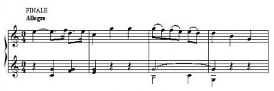 Haydn Sonata in C 3rd mvnt