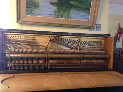 Front of the piano