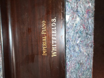 Piano lid from a Whitfields baby grand.
