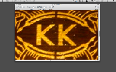 KK TRADE MARK ON PIANO