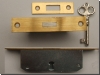 Standard Piano Lock in Brass