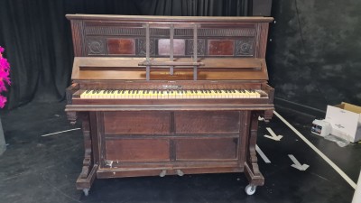 The piano on stage