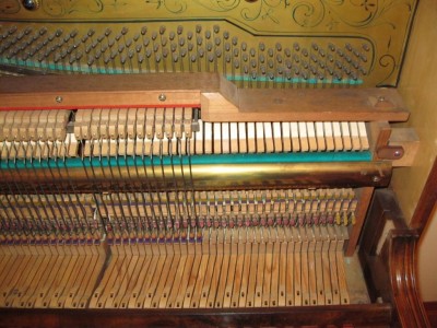 Interior of L Herrmann piano